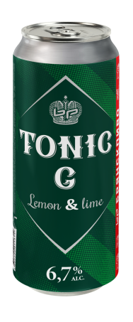 Слабоалкогольный коктейль "bp® TONIK G Lemon & lime"