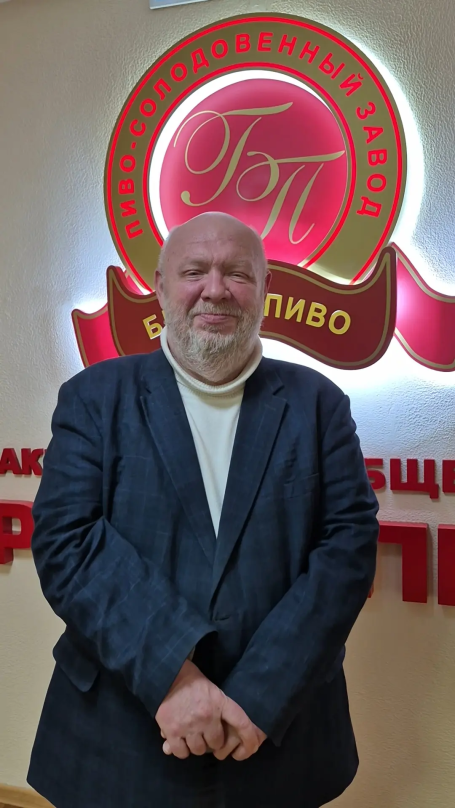 Сергей Крылов на предприятии АО "Брянскпиво" 