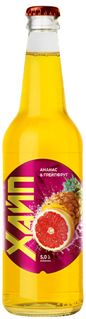Пивной напиток «Хайп» со вкусом Ананас-Грейпфрут»