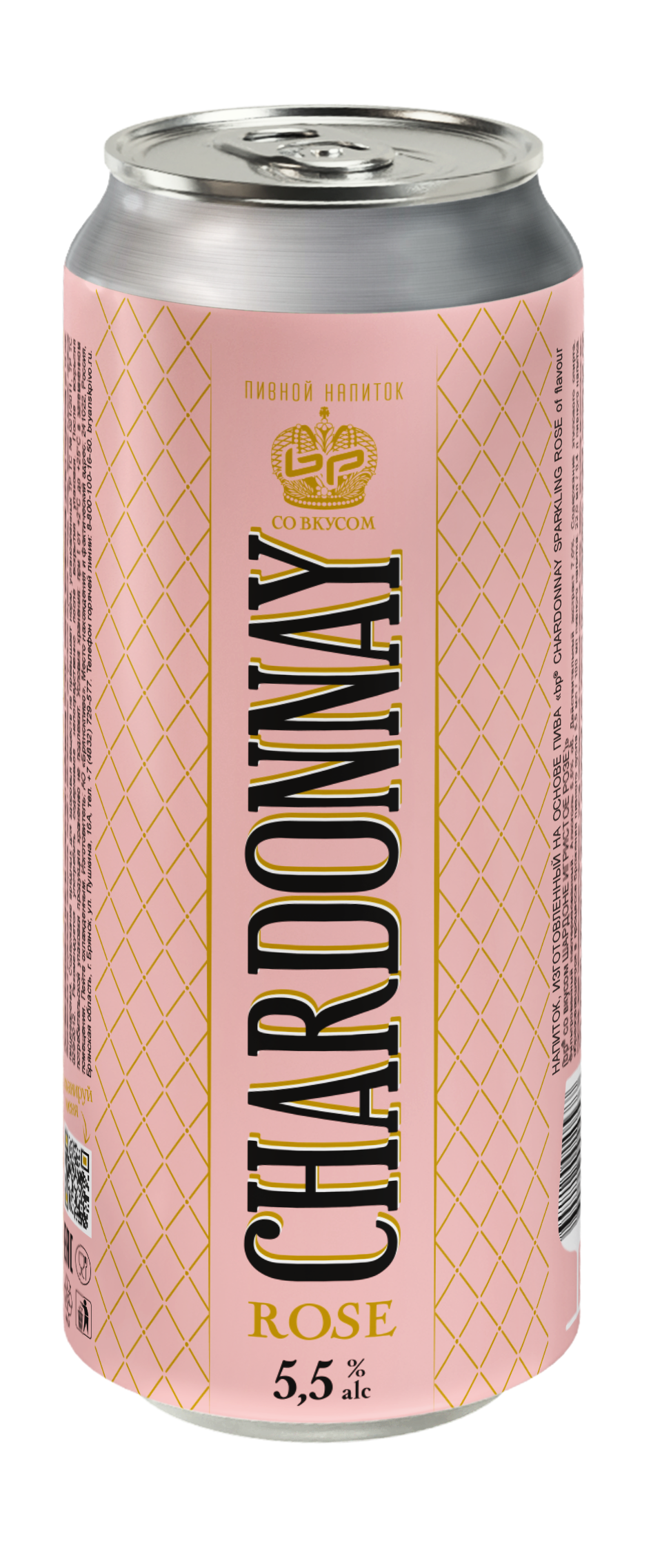 Слабоалкогольный коктейль "bp® CHARDONNAY Rose"