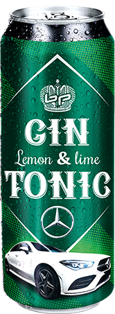 Слабоалкогольный коктейль "bp® GIN TONIK Lemon & lime"